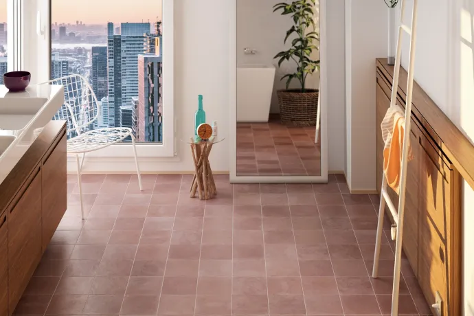 Ambiente porcelanico antiqua rose