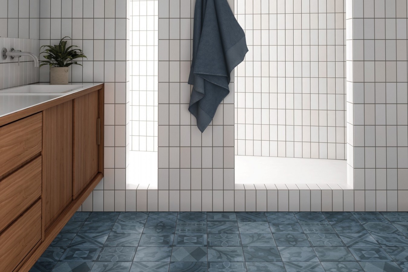  Ambiente porcelanico antiqua blue encants