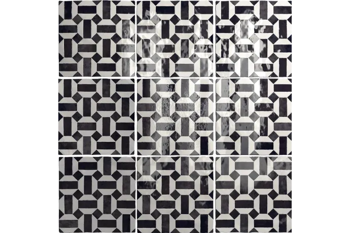  Azulejo revestimiento decor lunas b&w