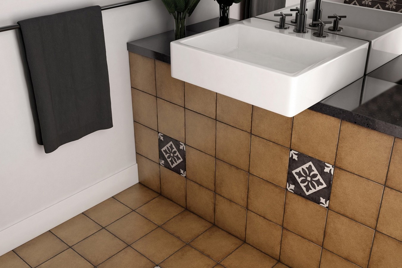 Ambiente porcelanico artnouveau_siena_padua_black