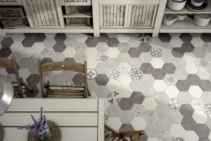  Ambiente porcelanico hexatile_cement_garden_grey