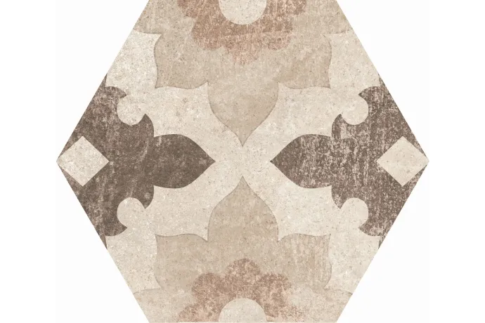  Azulejo porcelanico 22098 hexa cement garden sand n