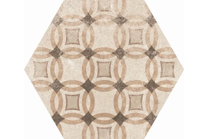  Azulejo porcelanico 22098 hexa cement garden sand q