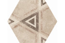  Azulejo porcelanico 22098 hexa cement garden sand k