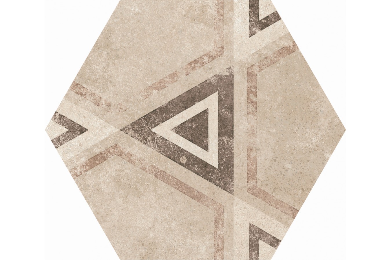  Azulejo porcelanico 22098 hexa cement garden sand k