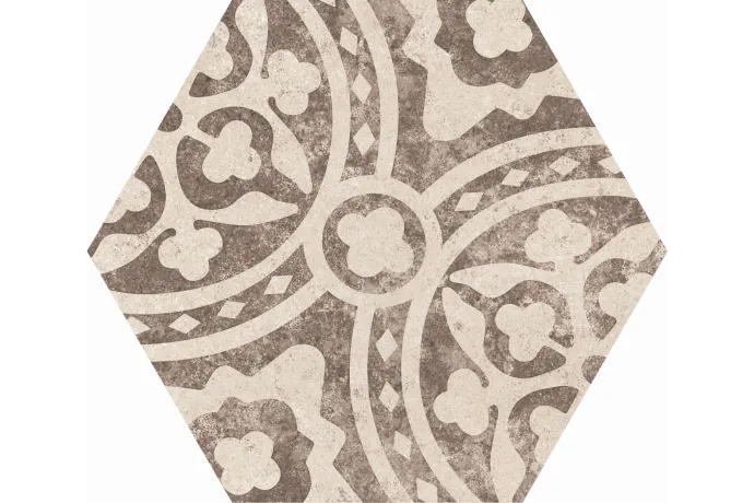  Azulejo porcelanico 22098 hexa cement garden sand o