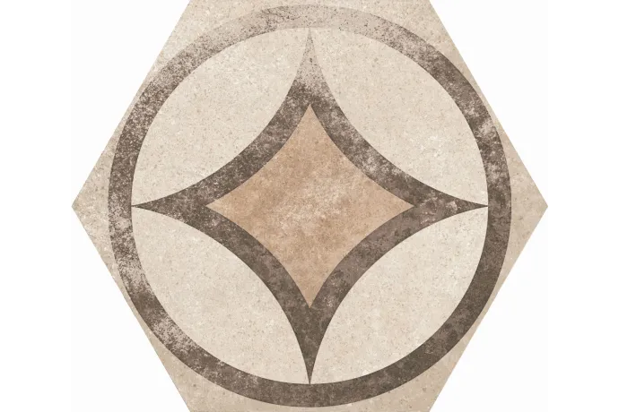  Azulejo porcelanico 22098 hexa cement garden sand p