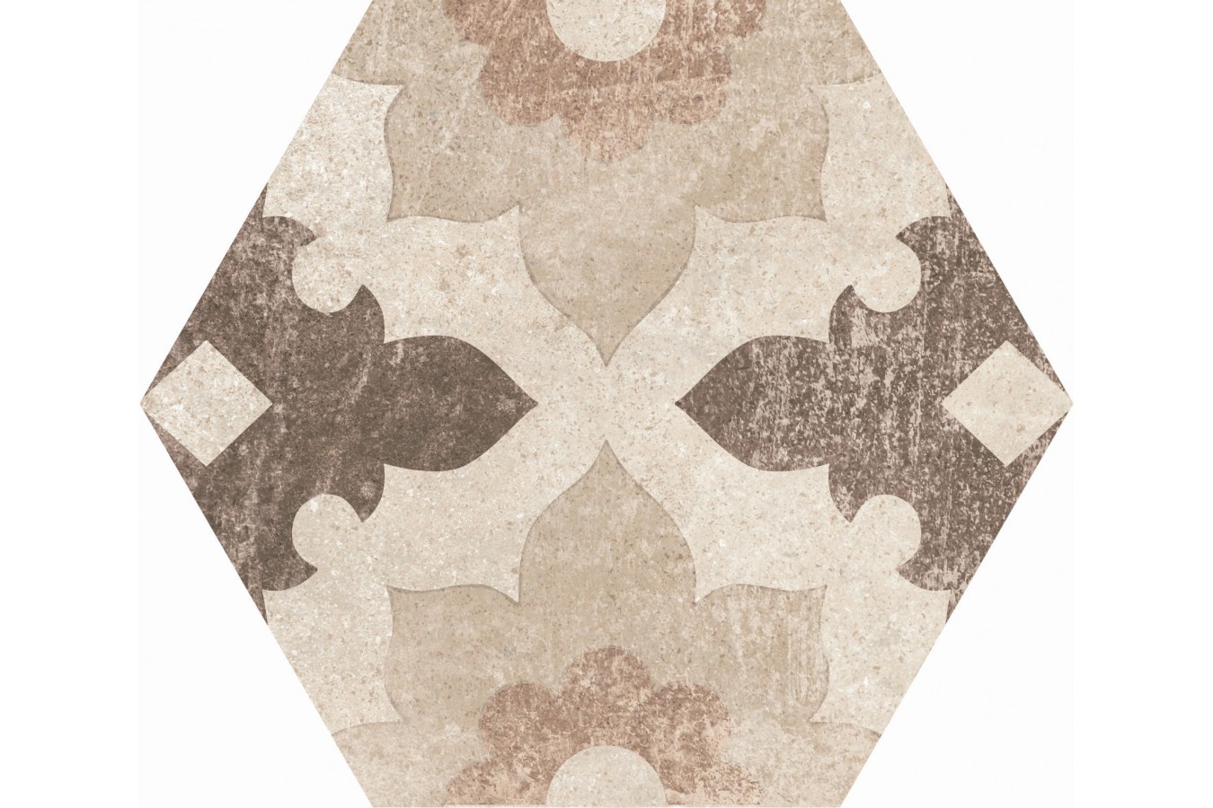  Azulejo porcelanico 22098 hexa cement garden sand n