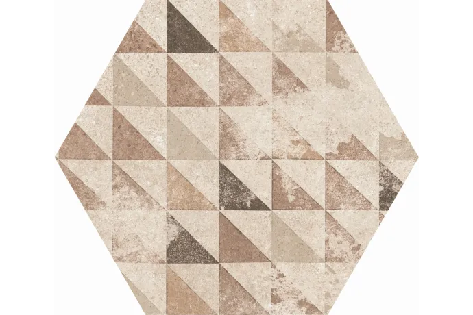  Azulejo porcelanico 22098 hexa cement garden sand l