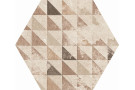  Azulejo porcelanico 22098 hexa cement garden sand l