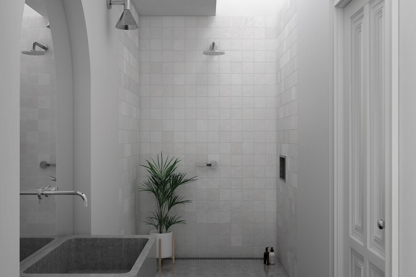  Ambiente revestimiento la-riviera-132x132-blanc_shower
