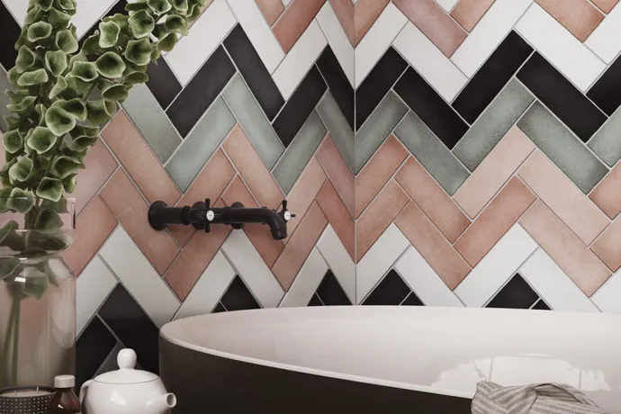 Ambiente revestimiento magma-white-grey-black-coral-pink-65x200-bath-964x1024