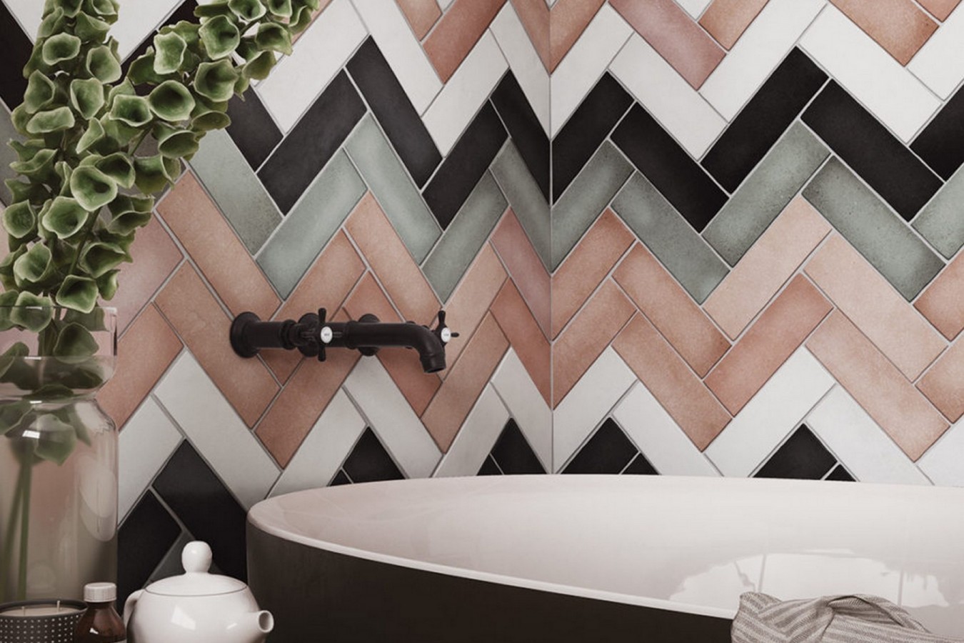  Ambiente revestimiento magma-white-grey-black-coral-pink-65x200-bath-964x1024