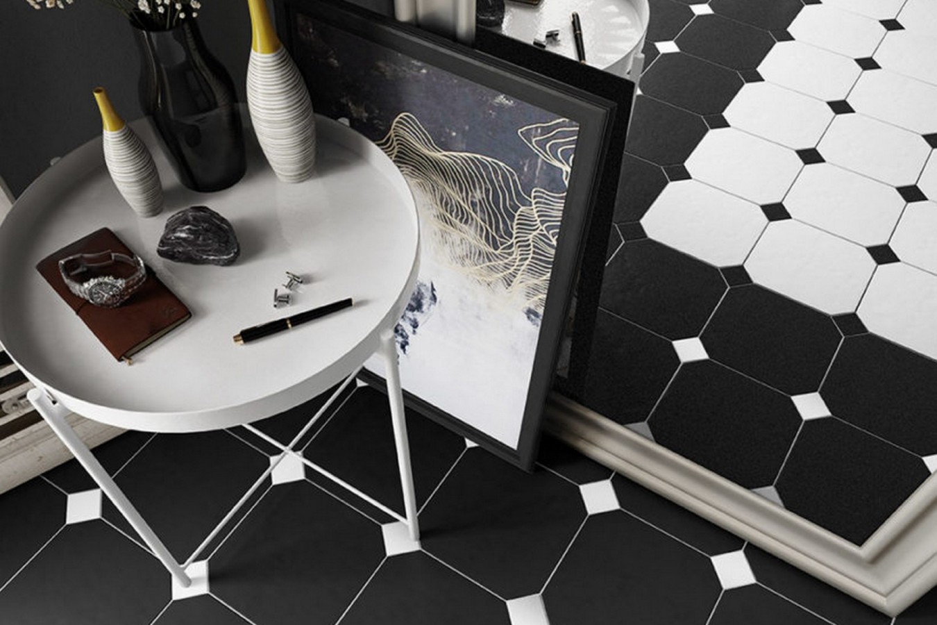  Ambiente porcelanico octagon-negromate-hall-819x1024