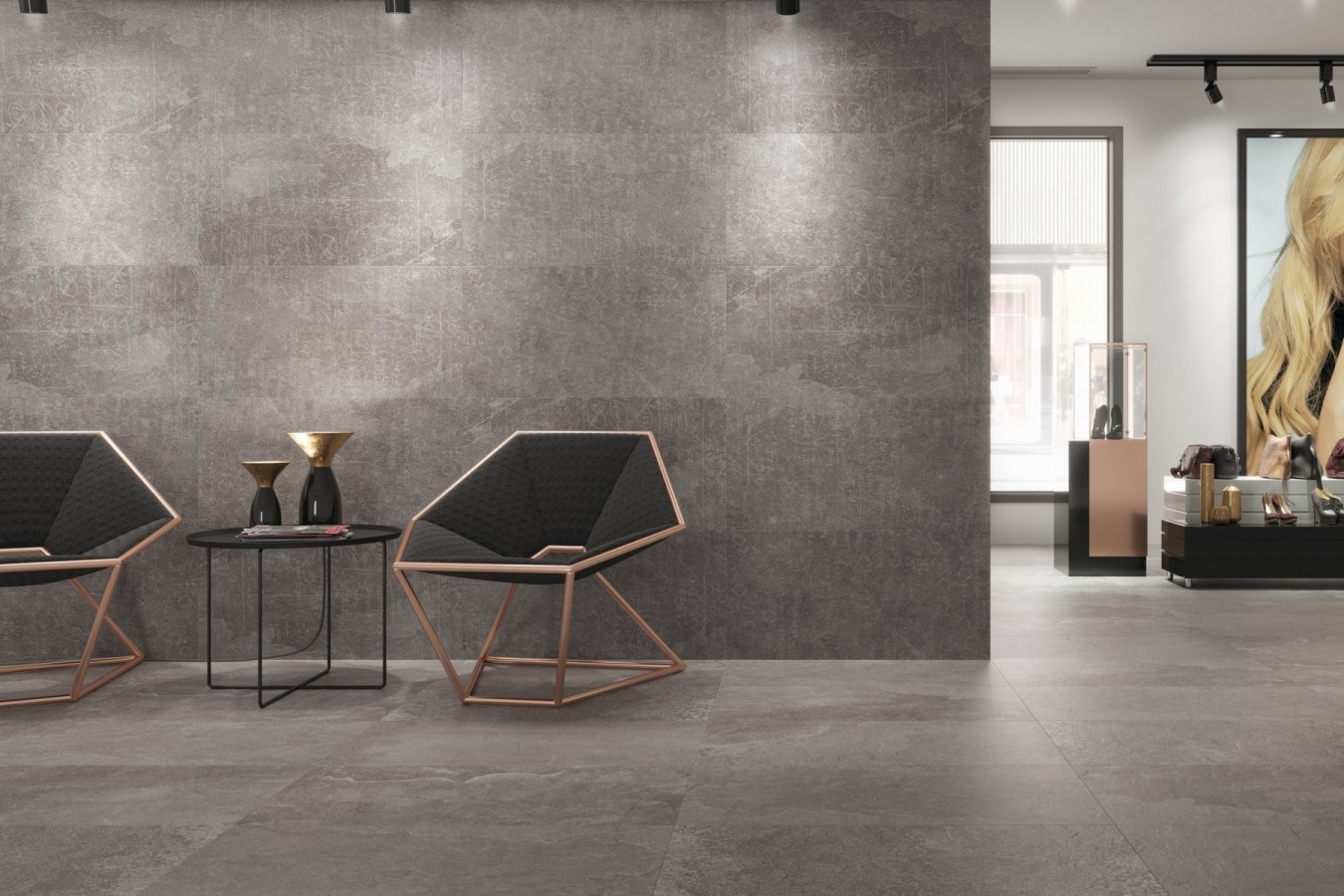 Ambiente porcelanico ambte grey board tienda