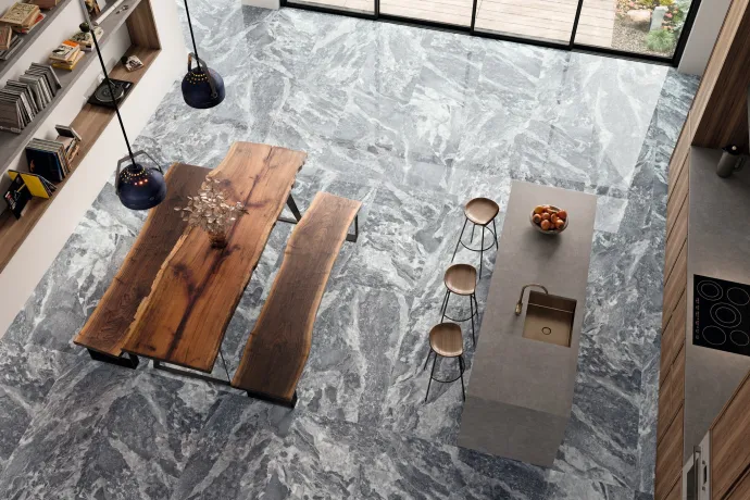 Ambiente porcelánico stn amb ibon acero pulido 60x120