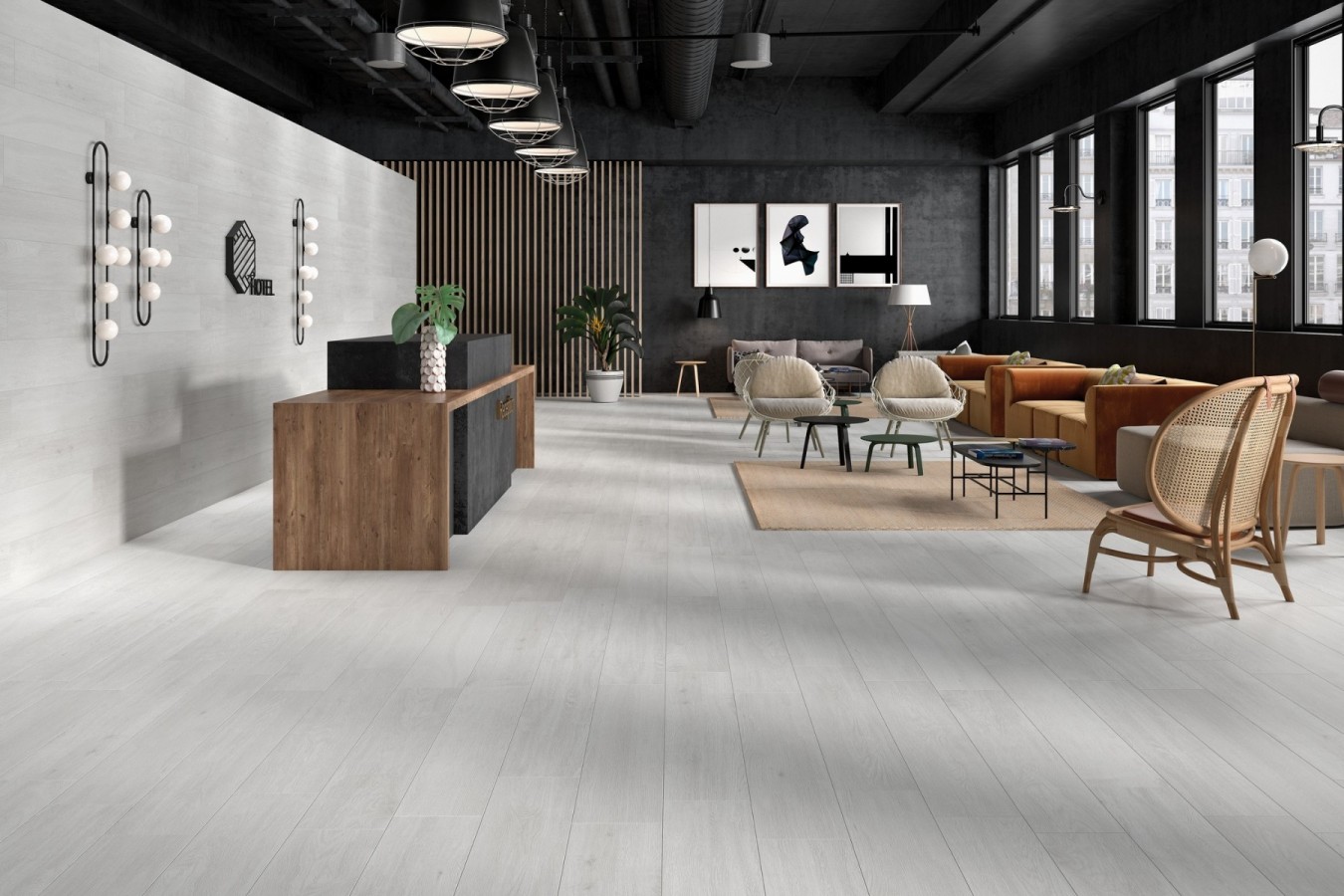  Ambiente porcelánico stn amb tacora white 23x120