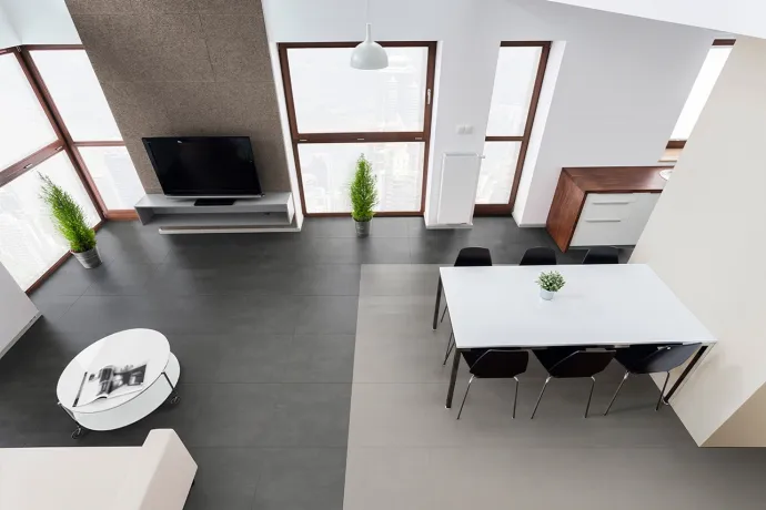 Ambiente porcelanico amblyongrisblanco