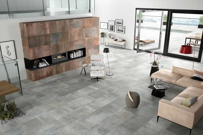 Ambiente porcelanico ambbronzevillegris-oxid