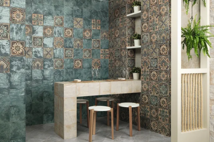 Ambiente revestimiento amb_mandala_green