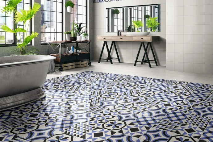 Ambiente porcelanico amb_trinity blu banyo