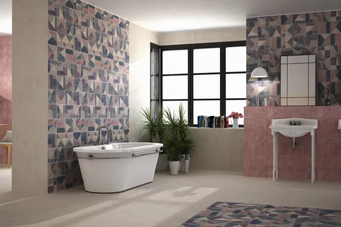  Ambiente revestimiento 3d_cementine brush azul