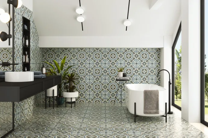 Ambiente revestimiento/pavimento amb viena   victorian blanco