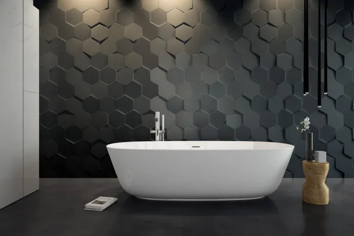  Ambiente revestimiento hexa graphite