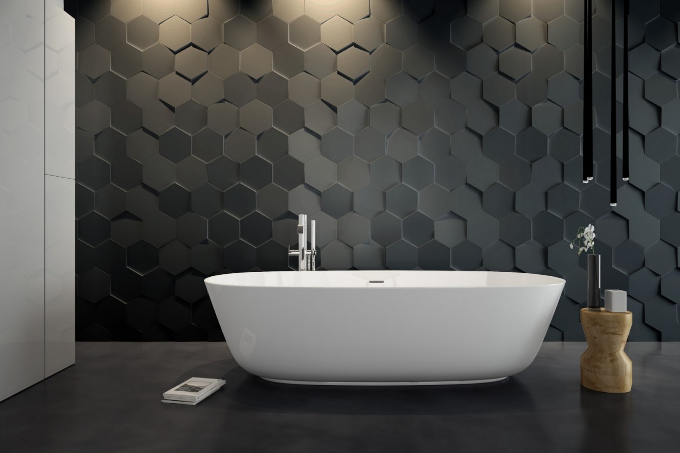  Ambiente revestimiento hexa graphite
