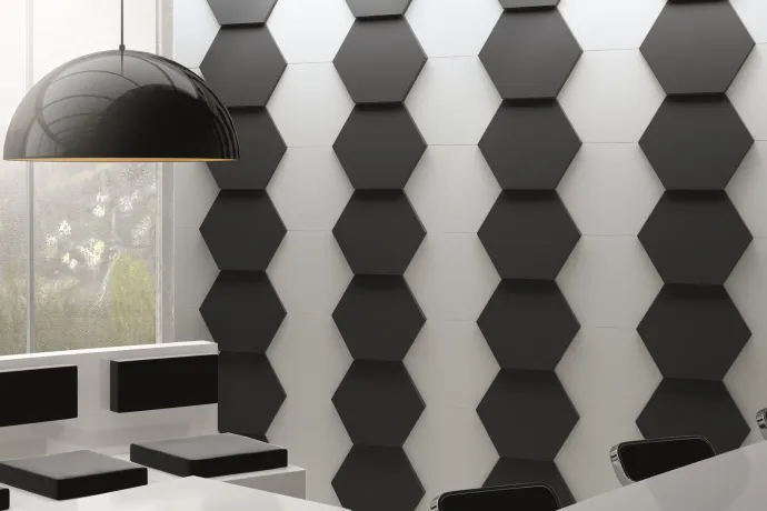  Ambiente revestimiento hexa liso