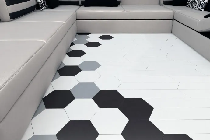 Ambiente pavimento hexa-chevron 1