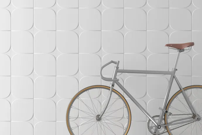  Ambiente revestimiento leaf 25x25 white matt_1