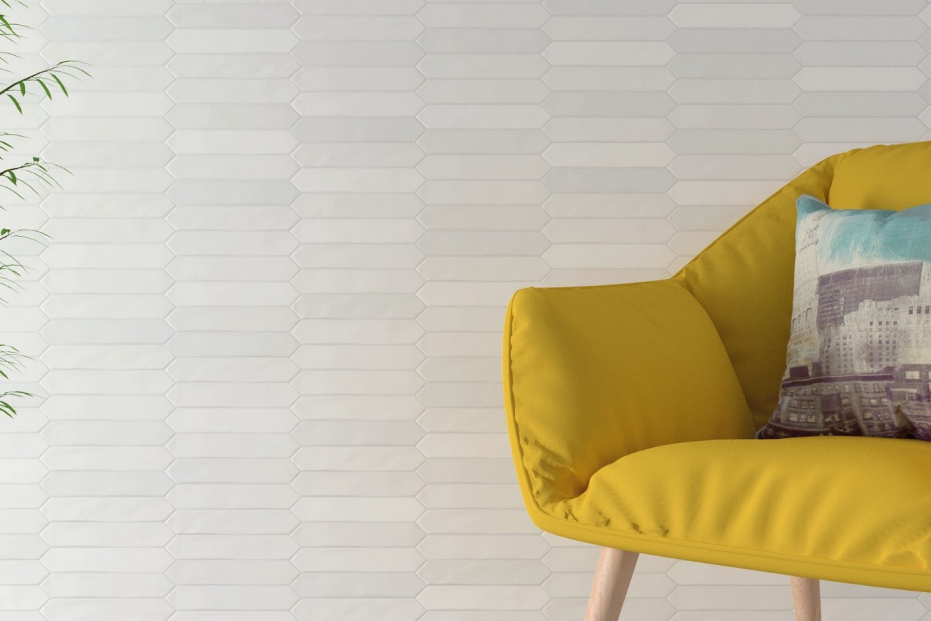  Ambiente revestimiento crayon white matt