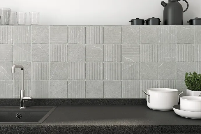 Ambiente revestimiento gea carved grey