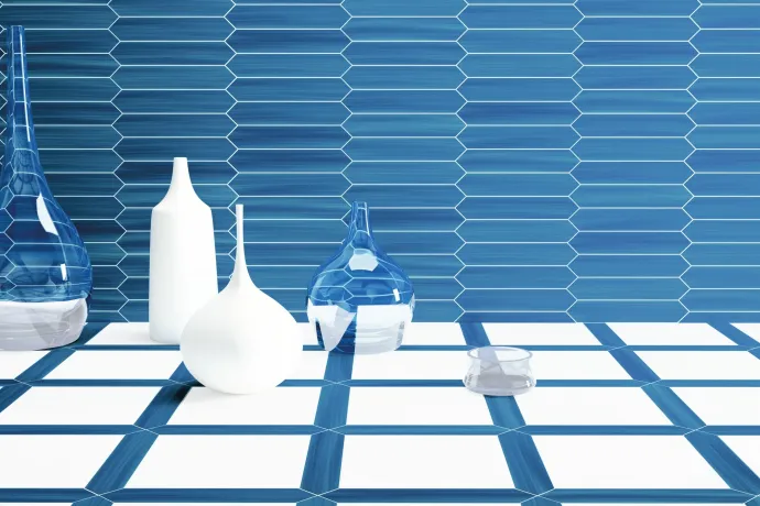 Revestimiento BLANC ET BLEU 125x125 4x225