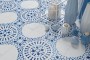 Pavimento BLANC ET BLEU 185x185 4x225