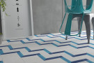 Pavimento BLANC ET BLEU 185x185 4x225
